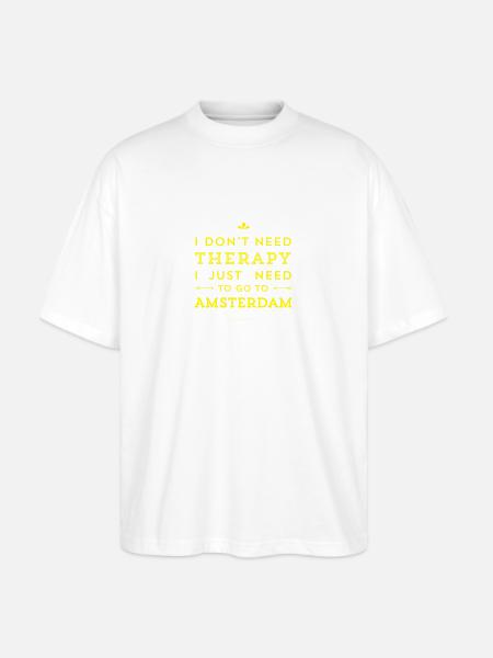 Amsterdam - Stanley/Stella Blaster Oversized T-Shirt - white