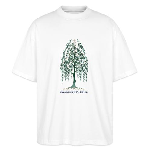 Easter Branches Bow Willow T Shirt, Easter Gift - Stanley/Stella Blaster Oversized T-Shirt 