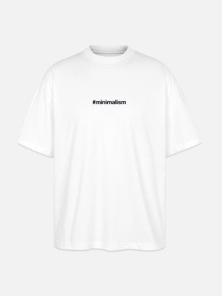 MINIMALISM - Stanley/Stella Blaster Oversized T-Shirt - white
