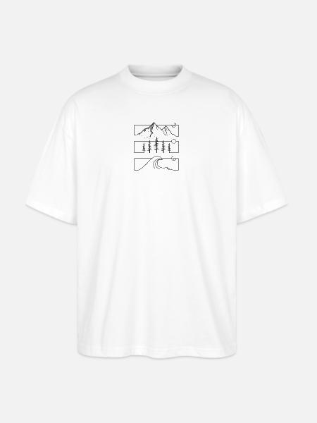 Sketches of Serenity - Stanley/Stella Blaster Oversized T-Shirt - white