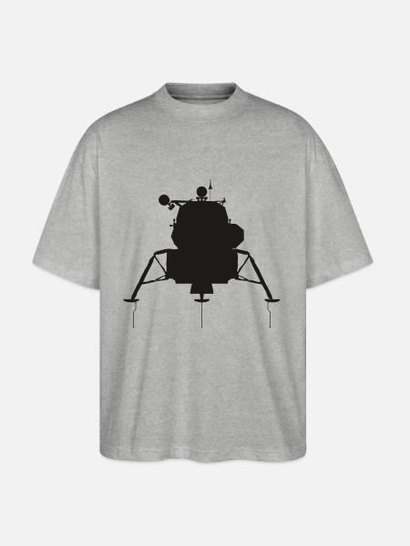 Lunar Module - Stanley/Stella Blaster Oversized T-Shirt  - heather gray