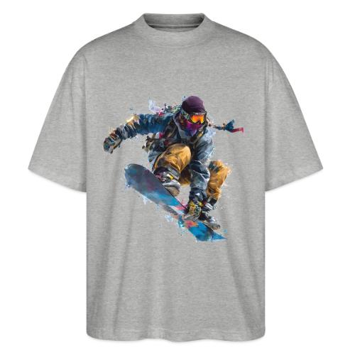 Snowboarding: Splash of Speed - Stanley/Stella Blaster Oversized T-Shirt 