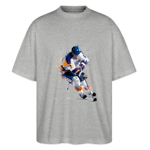 Hockey: Icy Streaks - Stanley/Stella Blaster Oversized T-Shirt 
