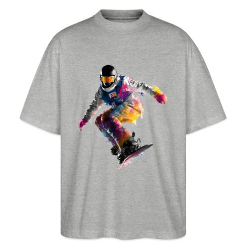 Snowboarding: Frozen Palette - Stanley/Stella Blaster Oversized T-Shirt 