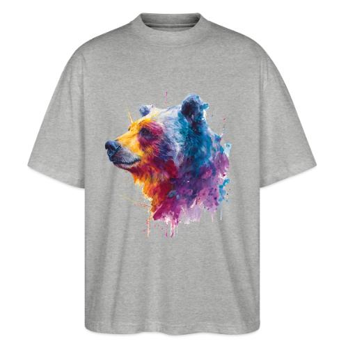Watercolor Bear Portrait - Stanley/Stella Blaster Oversized T-Shirt 
