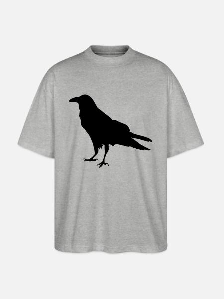 Ravens - Stanley/Stella Blaster Oversized T-Shirt - heather gray