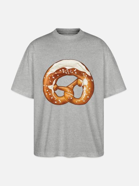 Pretzel - Stanley/Stella Blaster Oversized T-Shirt  - heather gray