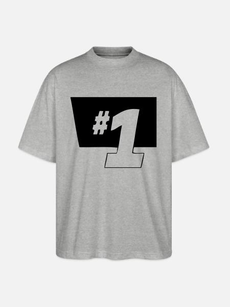 1 - Stanley/Stella Blaster Oversized T-Shirt - heather gray
