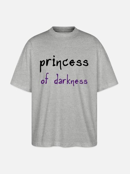 Princess of Darkness - Stanley/Stella Blaster Oversized T-Shirt  - heather gray