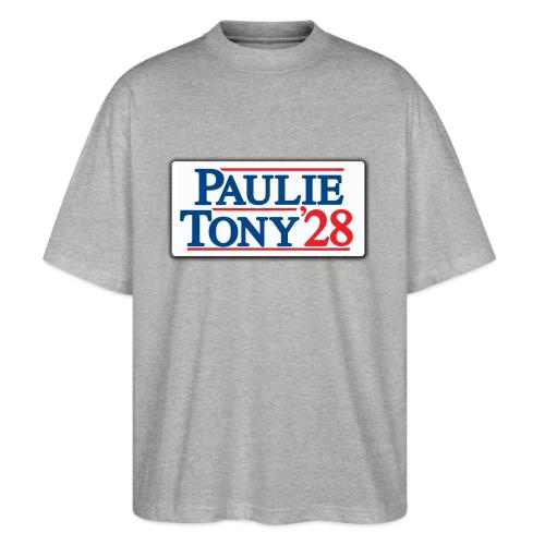 Paulie and Tony for Co-President 2028 - Stanley/Stella Blaster Oversized T-Shirt 