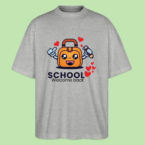 first day of school outfit- school Welcome back - Stanley/Stella Blaster Oversized T-Shirt 