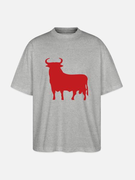 Spanish Bull - Stanley/Stella Blaster Oversized T-Shirt  - heather gray