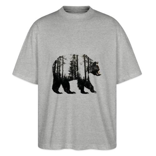 Evergreen Bear Silhouette - Stanley/Stella Blaster Oversized T-Shirt 