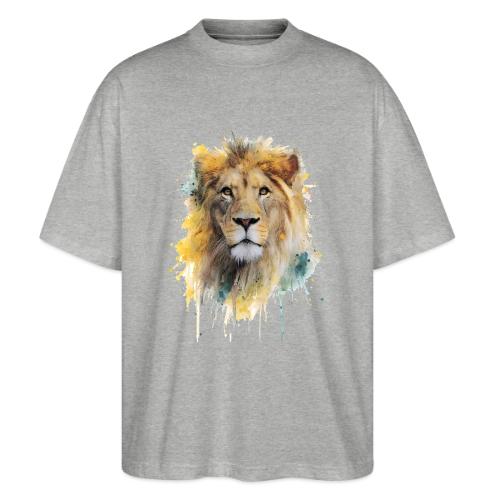 Watercolor Lion Portrait - Stanley/Stella Blaster Oversized T-Shirt 