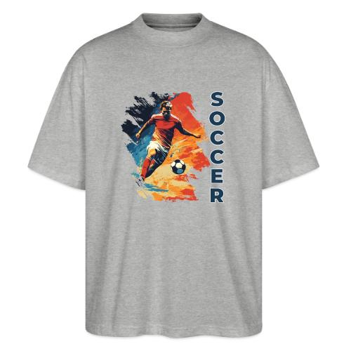 Soccer Action Pulse - Stanley/Stella Blaster Oversized T-Shirt 