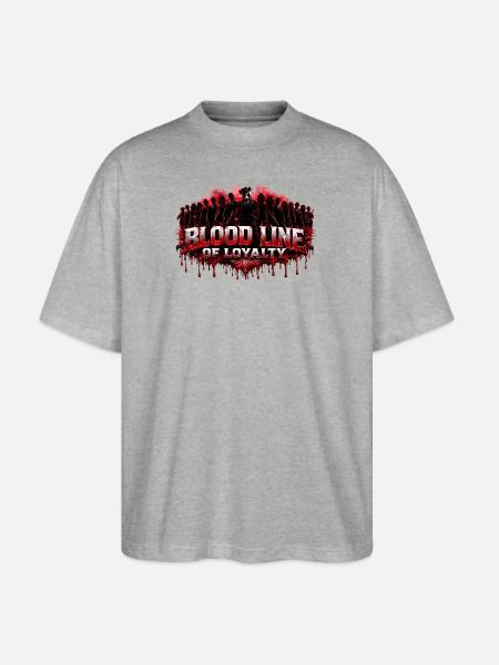 Bloodline of Loyalty - Stanley/Stella Blaster Oversized T-Shirt - heather gray