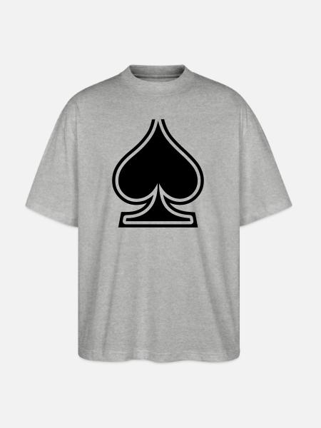 Spades - Stanley/Stella Blaster Oversized T-Shirt - heather gray