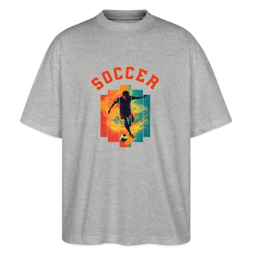 Soccer Heartbeat - Stanley/Stella Blaster Oversized T-Shirt 