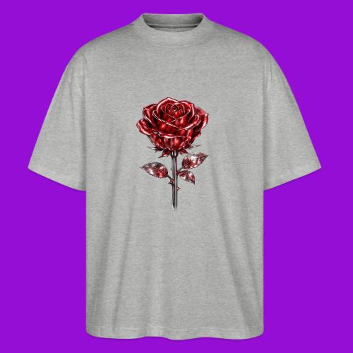 2 Set - Silver and Gold Roses - Stanley/Stella Blaster Oversized T-Shirt 