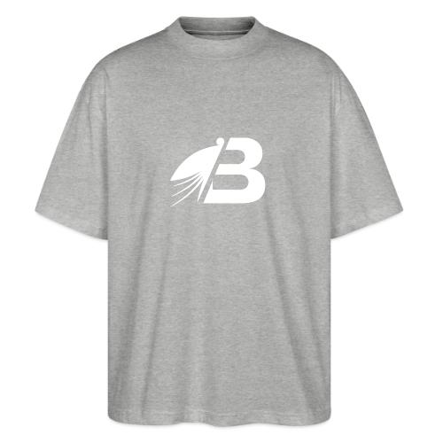 Bluefly Logomark - White - Stanley/Stella Blaster Oversized T-Shirt 