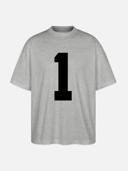 1 - Stanley/Stella Blaster Oversized T-Shirt - heather gray