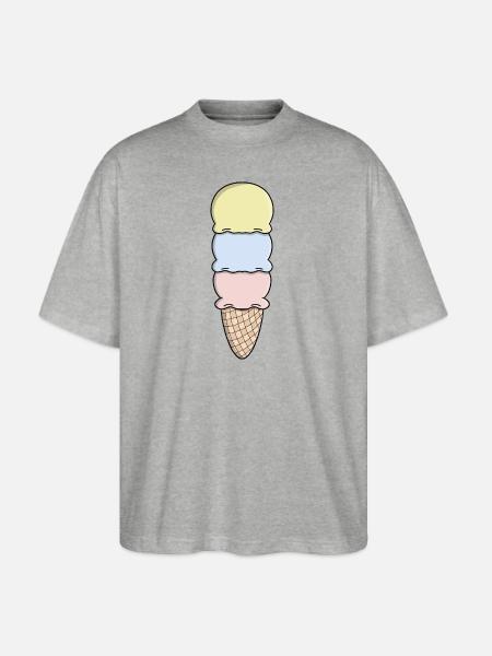Sweet Dreams and Good Days - Stanley/Stella Blaster Oversized T-Shirt - heather gray
