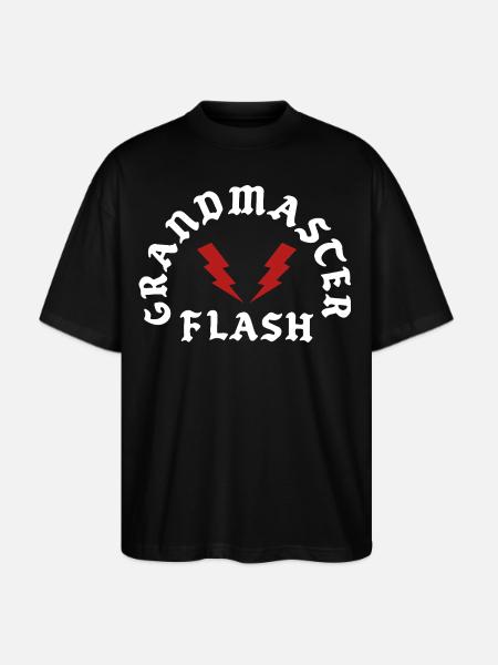 Grandmaster Flash - Stanley/Stella Blaster Oversized T-Shirt - black