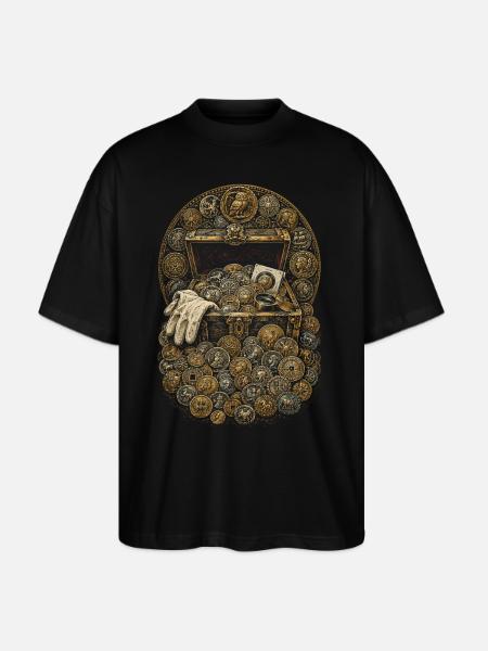 Coin collector Numismatist - Stanley/Stella Blaster Oversized T-Shirt - black