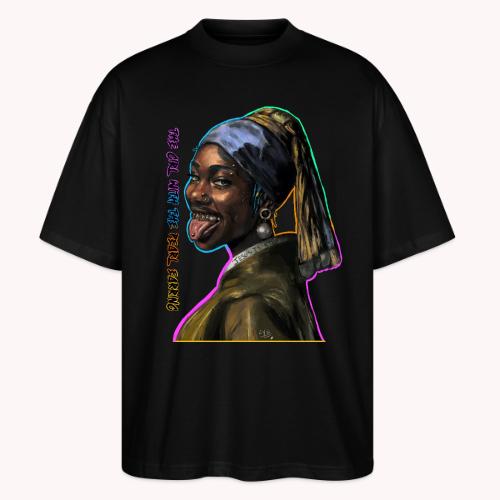 Merch of The Girl With The Pearl Earring by cye - Stanley/Stella Blaster Oversized T-Shirt 