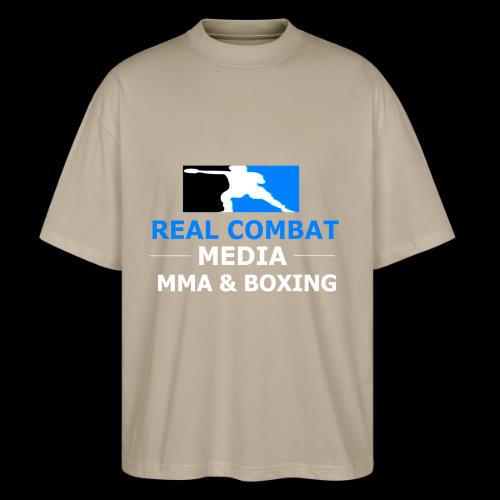 RCM MMA & BOXING Light Blue White Text - Stanley/Stella Blaster Oversized T-Shirt 