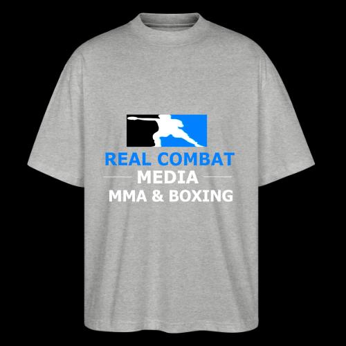 RCM MMA & BOXING Light Blue White Text - Stanley/Stella Blaster Oversized T-Shirt 