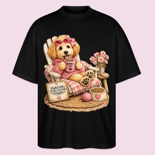 Just Enjoying Life Doodle Dog - Stanley/Stella Blaster Oversized T-Shirt 