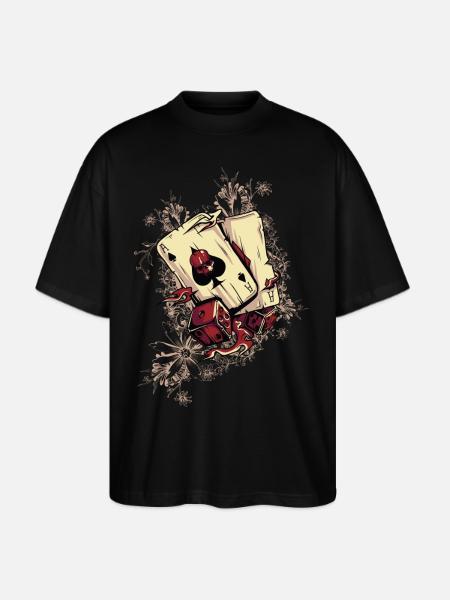 Casino - Stanley/Stella Blaster Oversized T-Shirt - black