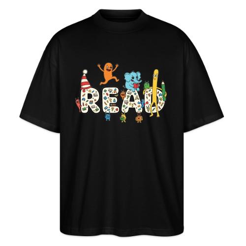 Whimsical READ Kids Cartoon - Stanley/Stella Blaster Oversized T-Shirt 