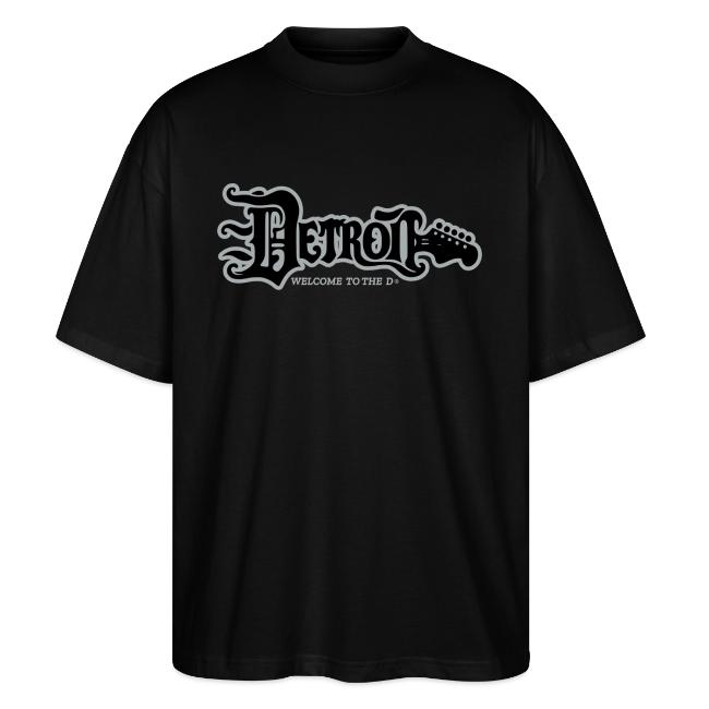 DETROIT GUITAR WTTD BLK SLR REG FONT