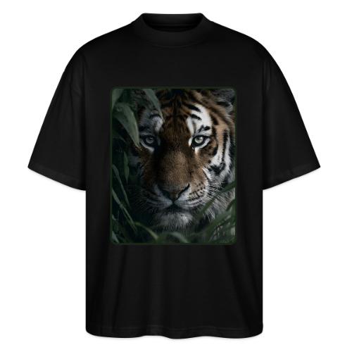 Tiger Jungle Eyes Wildlife Design - Stanley/Stella Blaster Oversized T-Shirt 