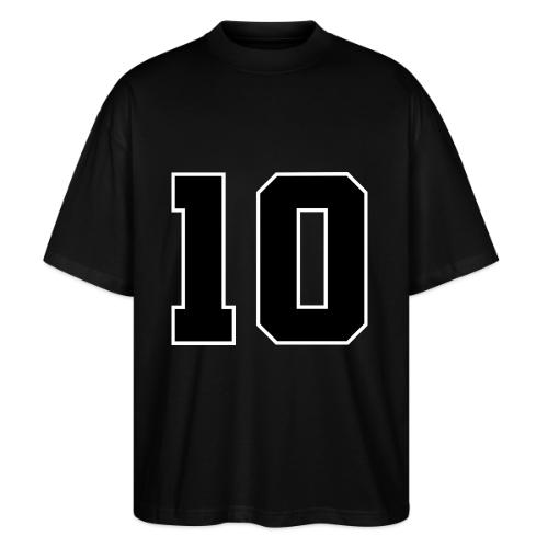 Varsity Number 10 Athletic Design - Stanley/Stella Blaster Oversized T-Shirt 