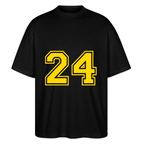 Number 24 in a classic athletic collegiate font - Stanley/Stella Blaster Oversized T-Shirt 