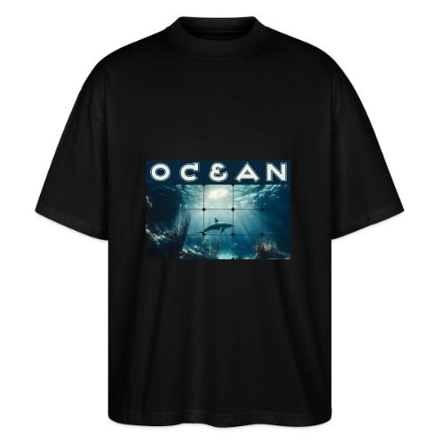 Ocean: Dolphin’s Serenity - Stanley/Stella Blaster Oversized T-Shirt 