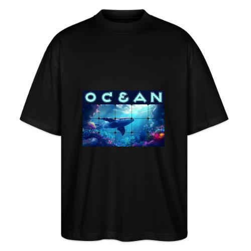 Ocean: Whale’s Path - Stanley/Stella Blaster Oversized T-Shirt 