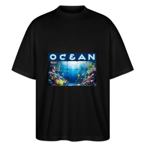 Ocean: Neon Reef Glow - Stanley/Stella Blaster Oversized T-Shirt 