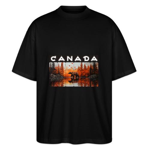 Canada Wilderness Art - Stanley/Stella Blaster Oversized T-Shirt 