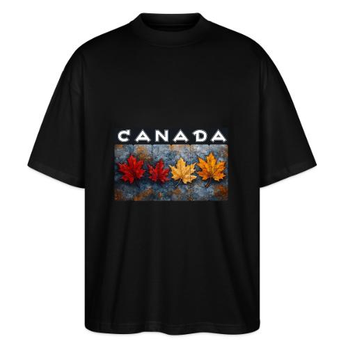 Colorful Canada Style - Stanley/Stella Blaster Oversized T-Shirt 