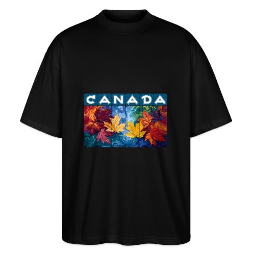 Canada in Brushstrokes - Stanley/Stella Blaster Oversized T-Shirt 