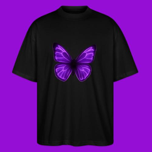 Neon Purple Butterfly - Stanley/Stella Blaster Oversized T-Shirt 