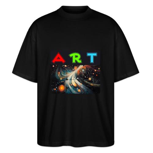 Swirls of Colorful Art - Stanley/Stella Blaster Oversized T-Shirt 