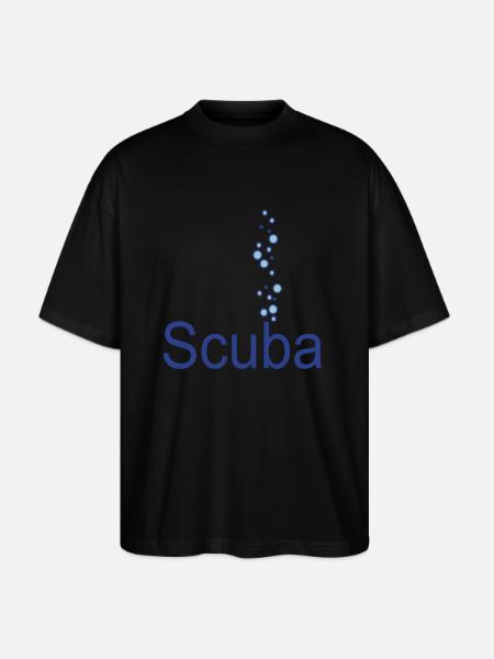 scuba - Stanley/Stella Blaster Oversized T-Shirt  - black
