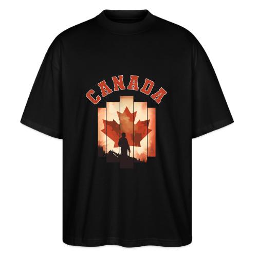 Proud Canadian Shadow - Stanley/Stella Blaster Oversized T-Shirt 
