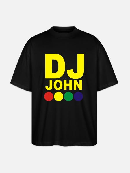 DJ John - Stanley/Stella Blaster Oversized T-Shirt - black