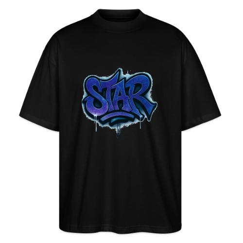 Cosmic STAR Graffiti Tag Tee - Stanley/Stella Blaster Oversized T-Shirt 